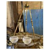 Large Hotel Ceiling Chandelier w/Globes