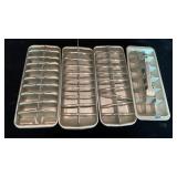 Vintage Metal Ice Cube Trays