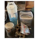 Coleman Camp Stove, Coffee Pot & Ice Cleats