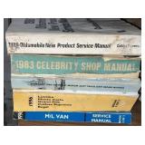 (5) GM Shop Manuals
