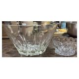 Large Glass Salad Bowl & Candy Dish