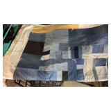 Jean Patch Hand Tied Quilt, 62 x 80