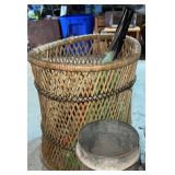 Wicker Umbrella Basket, Dusters, Coffee Cups &