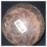 3" Steel Ball from Homestake Mine Ball Mill