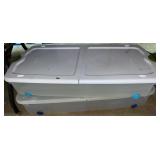 (2) Long Underbed Storage Bins, 20"x40"x7"