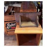 Small Wood Table, Box, Shelf & Fruit Box