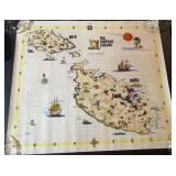 Poster Map of the Maltese Islands