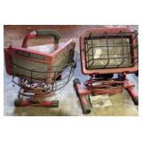 (2) Halogen Shop Lights, Need Bulbs