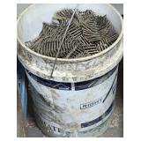 5gal Bucket Full of Coil Nails