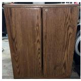Audio Video Storage Cabinet, 23"x12"x30"T