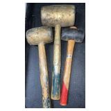 (3) Rubber Mallets