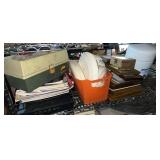 Tackle Box w/Hardware, Magazines, Plates, Wall