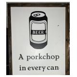 Beer Saying Sign, 18" x 22"