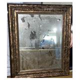 Vintage Beveled Wall Mirror, 22" x 26"