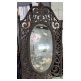 Oval Wall Mirror, 17" x 31"