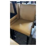 (5) Vinyl & Wood Chairs, 23" Tall