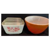 PYREX Pink Gooseberry Lidded Refrigerator Dish