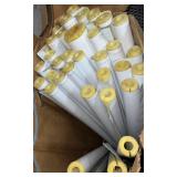 (33)pcs 36" 1/2" x 1/2" Pipe Insulation