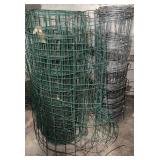 (2) Partial Rolls 24" & 28" Metal Fencing