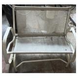 45" Wide Metal Porch Glider