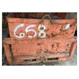 Heavy Metal Dump Bucket, 45" x 43" x 36" Tall