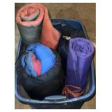 (2) Sleeping Bags, (2) Pads