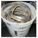 Tub of Hose Clamps