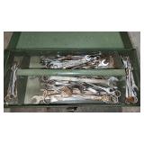 20" Metal Kennedy Toolbox w/Combination Wrenches
