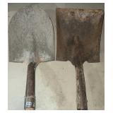 (2) Vintage Shovel Heads