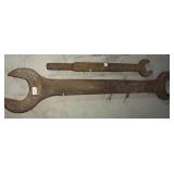 25" & 16" Antique Wrenches