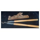 Antique Bedrock No.606 Hand Plane & Limb Loppers