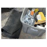 Rubber Mat, Door Knob, Tools & Hardware in Tub