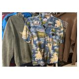 Alaska XXL Harley, Sm. Button-Up & Med Sweatshirt