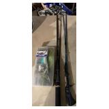 (2) Zebco Fishing Poles & Tackle