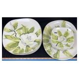 Red Wing Magnolia Chartreuse Dinnerware