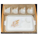 8-Piece Anchor Hocking Wheat Snack Set