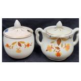 Hall Autumn Leaf Lidded Marmalade & Lidded