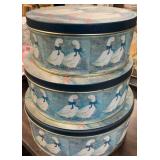 3-Piece Nesting Lidded Geese Tins