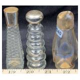(3) Vintage Perfume Bottles