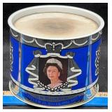 1977 Queen Elizabeth II Silver Jubilee Tin