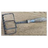 Primitive Wood Handle Potato Masher
