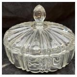 Anchor Hocking Lidded 7' Candy Dish