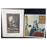 Vermeer & Delsenbach Prints, Holiday Litho Art