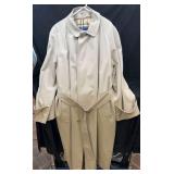 Burberry London Men's Beige Long Car Coat