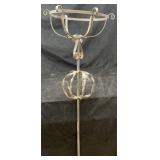 Wrought Iron Planter Basket Yard Spike, 38'