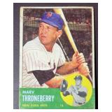 193 Marv Throneberry TOPPS Baseball Trading Card #