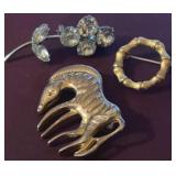 (3) Brooches