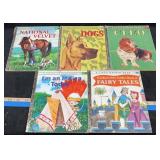 (5) Vintage Little Golden Books, 50's-60's