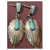Silver & Turquoise Earrings