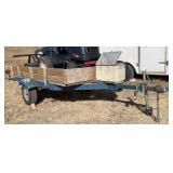 Utility Trailer, 5.5ï¿½ Wide, 10ï¿½ Long